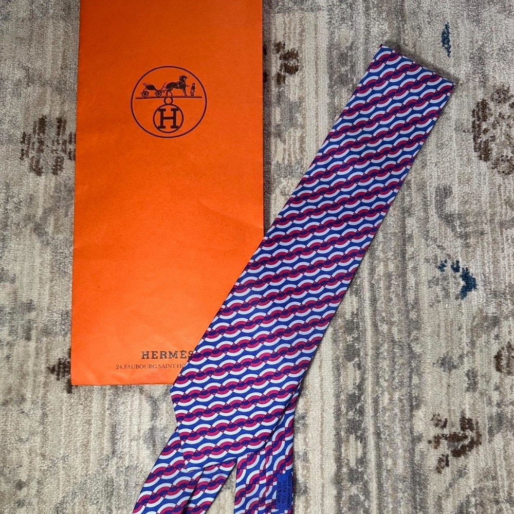 Hermes Silk Tie
